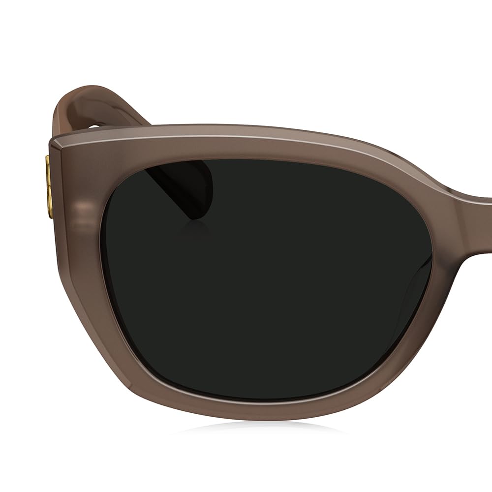 BOLON Women Trendy Cat Eye Polarized Sunglasses, Exclusive Eyewear Brand of EssilorLuxottica