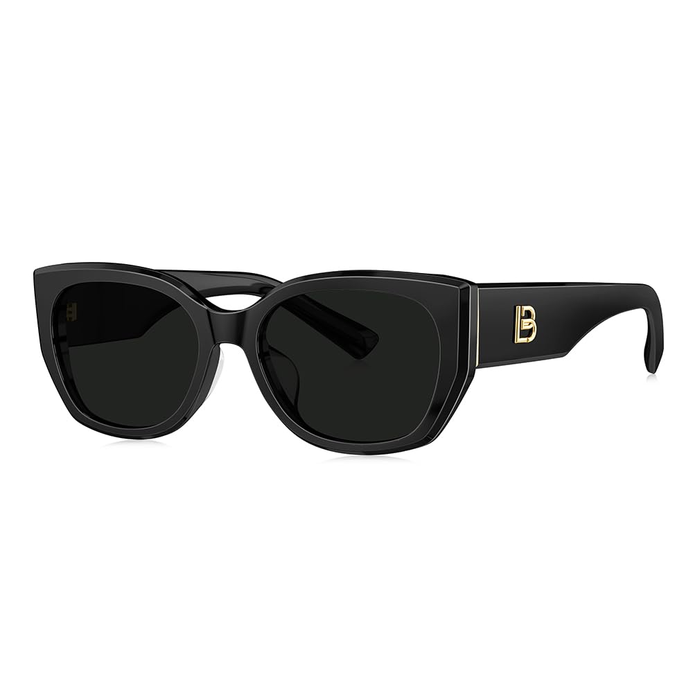 BOLON Women Trendy Cat Eye Polarized Sunglasses, Exclusive Eyewear Brand of EssilorLuxottica
