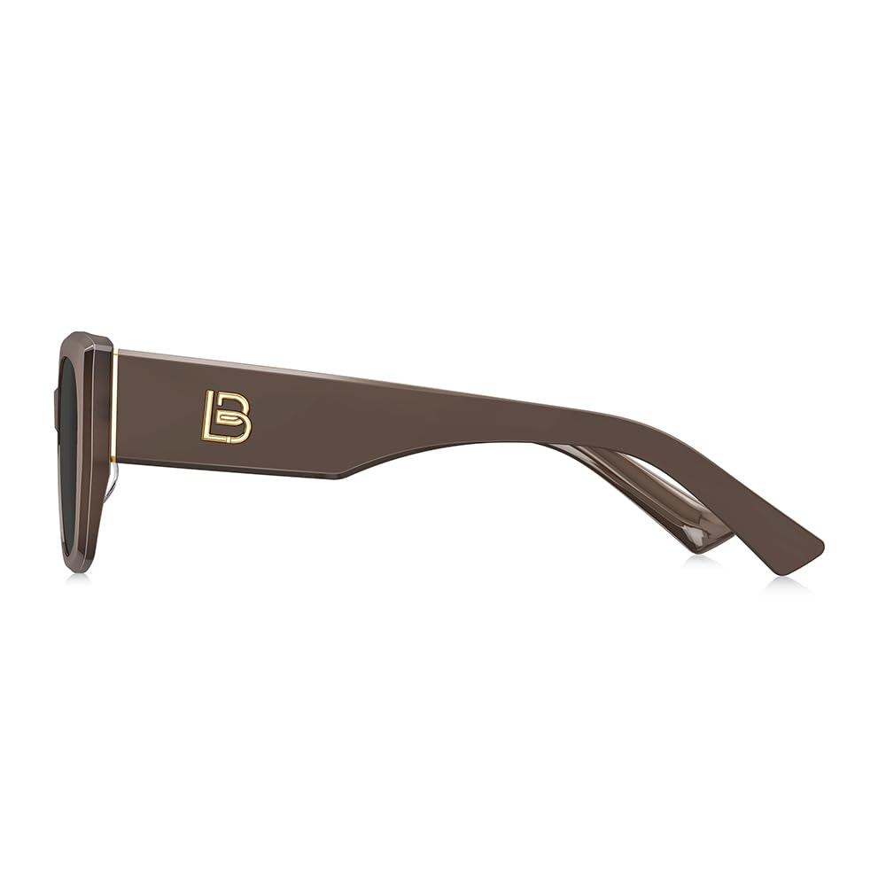 BOLON Women Trendy Cat Eye Polarized Sunglasses, Exclusive Eyewear Brand of EssilorLuxottica