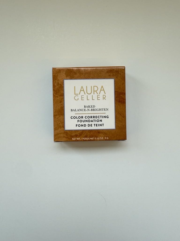 LAURA GELLER NEW YORK Baked Double Take Powder Foundation - Medium - Buildable Medium to Full Coverage - Matte Finish
