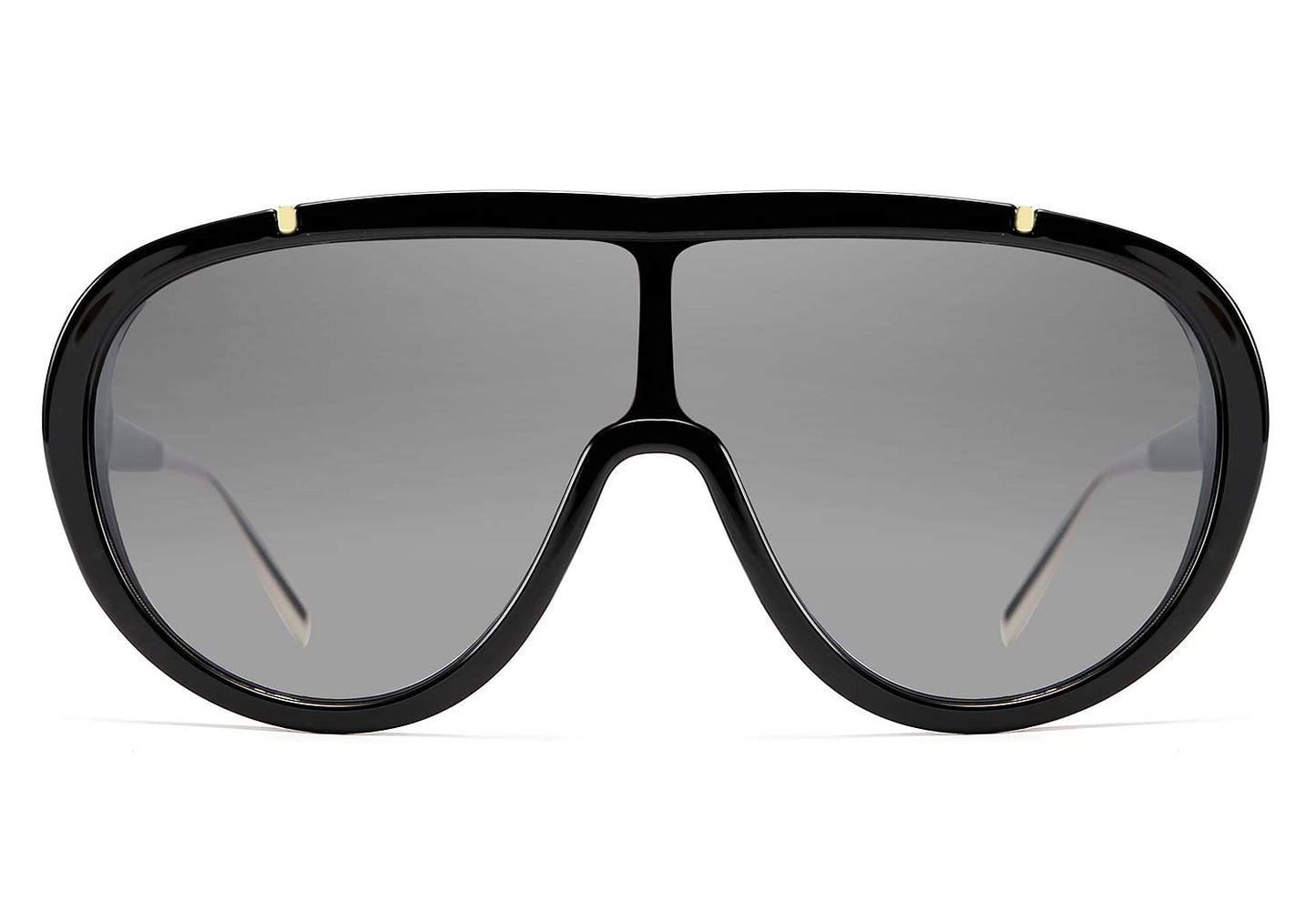 FEISEDY Sunglasses Women Oversized One Piece Frame UV400 Sun Glasses Trendy Retro Shades B2580