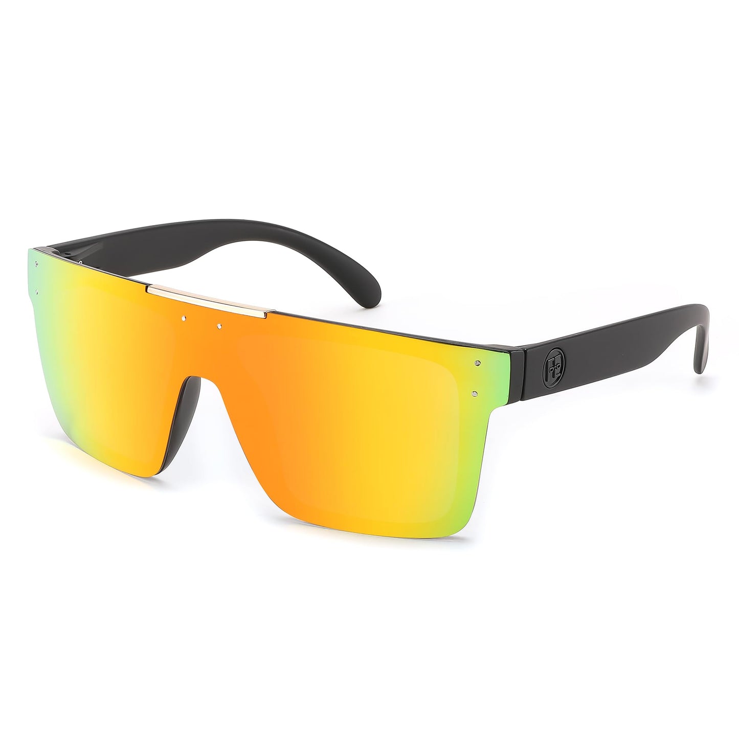 FEISEDY Men Sunglasses Polarized Oversized Square Flat Top Cycling Running Fishing Golf Hiking Sports B2990
