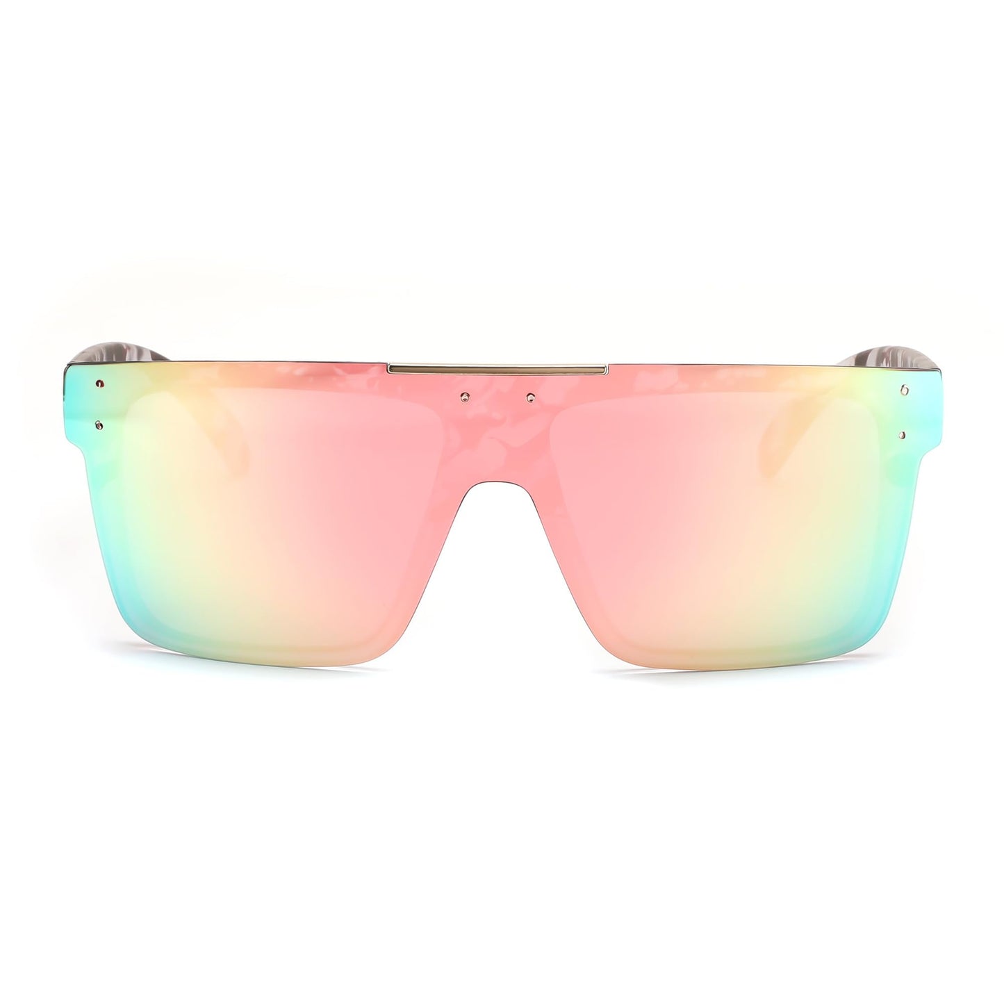 FEISEDY Men Sunglasses Polarized Oversized Square Flat Top Cycling Running Fishing Golf Hiking Sports B2990