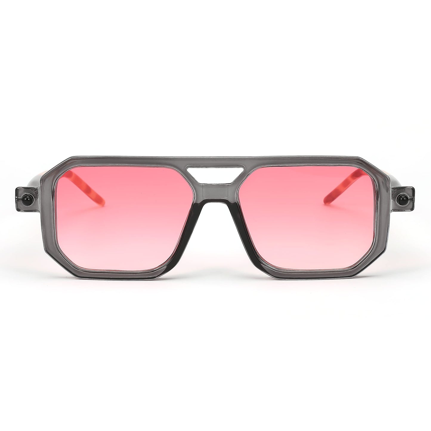 FEISEDY Vintage Square 70s Flat Aviator Sunglasses Women Men Classic Retro Stylish Frame UV400 Sunglasses B2622