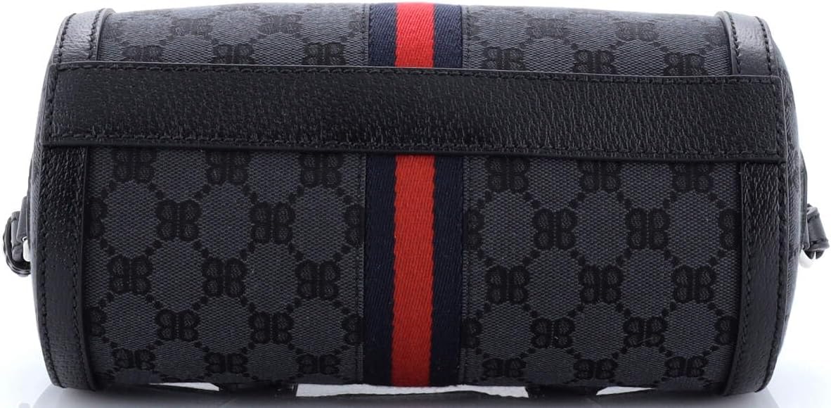 Pre-Loved x Gucci The Hacker Project Boston Bag BB Canvas Small, Black