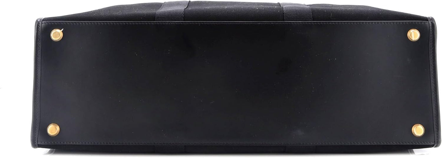 Pre-Loved Hardware Tote Canvas Large, Black