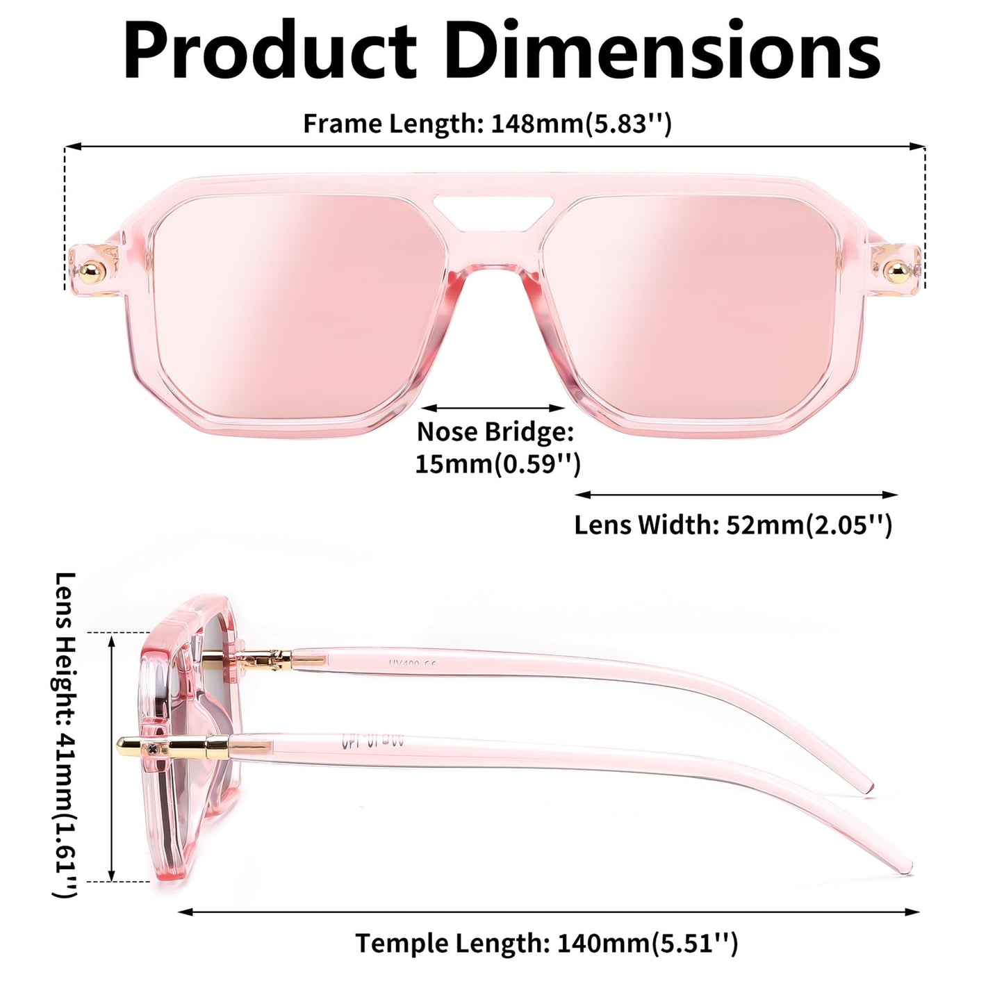 FEISEDY Vintage Square 70s Flat Aviator Sunglasses Women Men Classic Retro Stylish Frame UV400 Sunglasses B2622