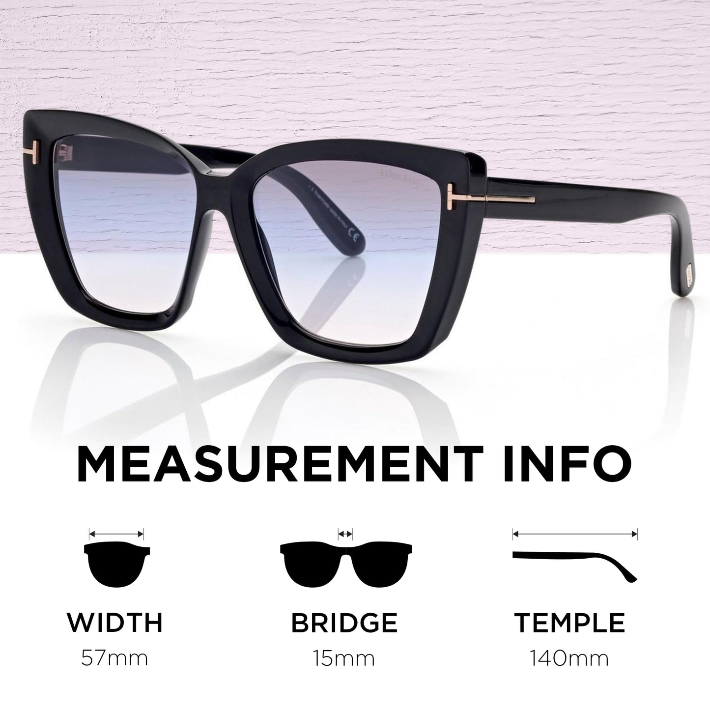 Tom Ford FT0920 SCARLET-02 Square Shape Sunglasses + Bundle With eSHADES Eyewear Cleaning Kit