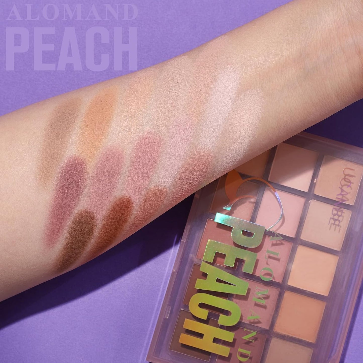 UCANBE Bright Colorful Neon Rainbow Makeup Eyeshadow Palette 15 Shades Green Purple Yellow Make Up Pallets Kit Vibrant Shimmer Matte Pigmented Blendable - Fruit Punch