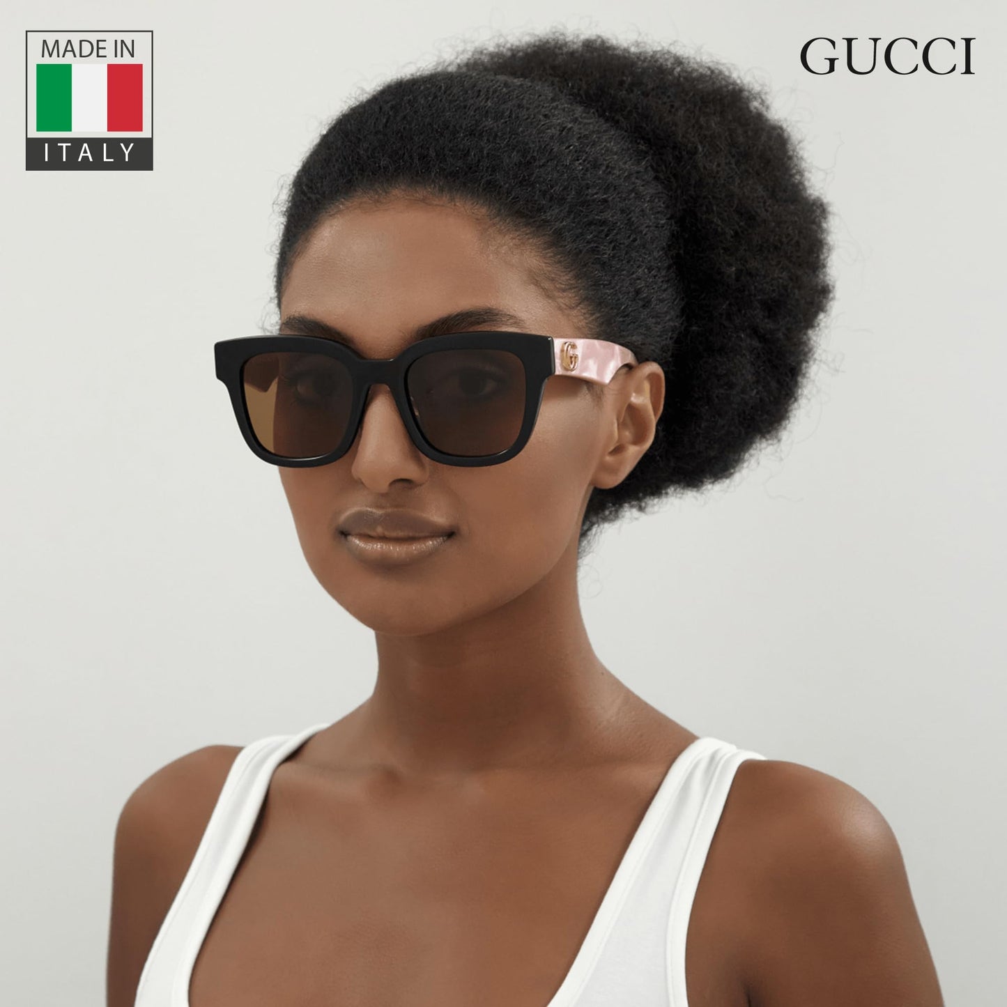 Gucci GG0998S Designer Fashion Sunglasses - Elegant, Sophisticated & Stylish Square Shape Eyewear with Luxury eSHADES Kit