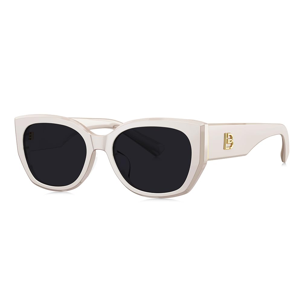 BOLON Women Trendy Cat Eye Polarized Sunglasses, Exclusive Eyewear Brand of EssilorLuxottica