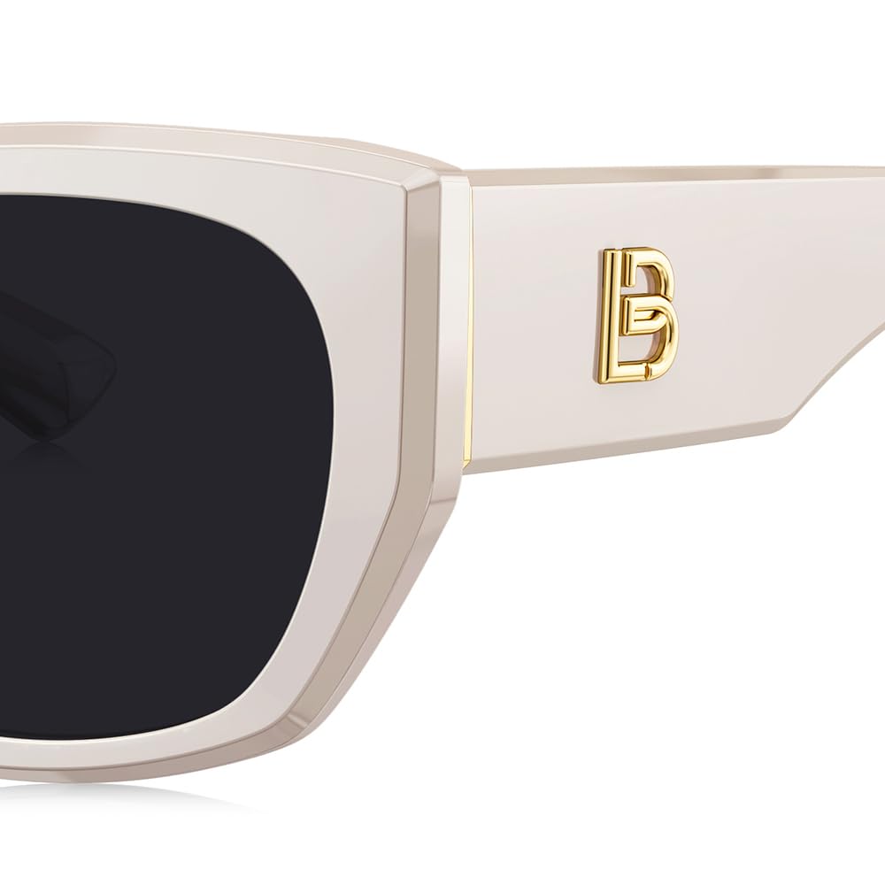 BOLON Women Trendy Cat Eye Polarized Sunglasses, Exclusive Eyewear Brand of EssilorLuxottica