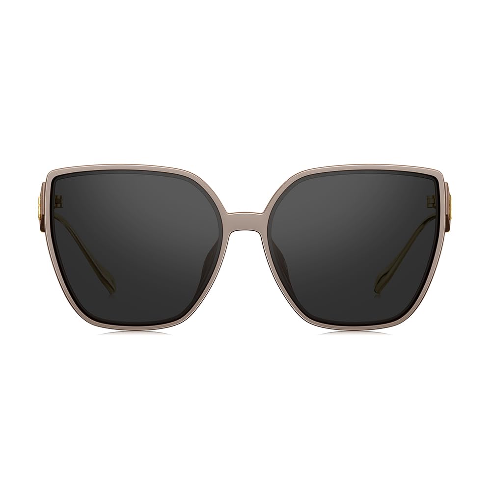 BOLON Women Trendy Cat Eye Polarized Sunglasses, Exclusive Eyewear Brand of EssilorLuxottica
