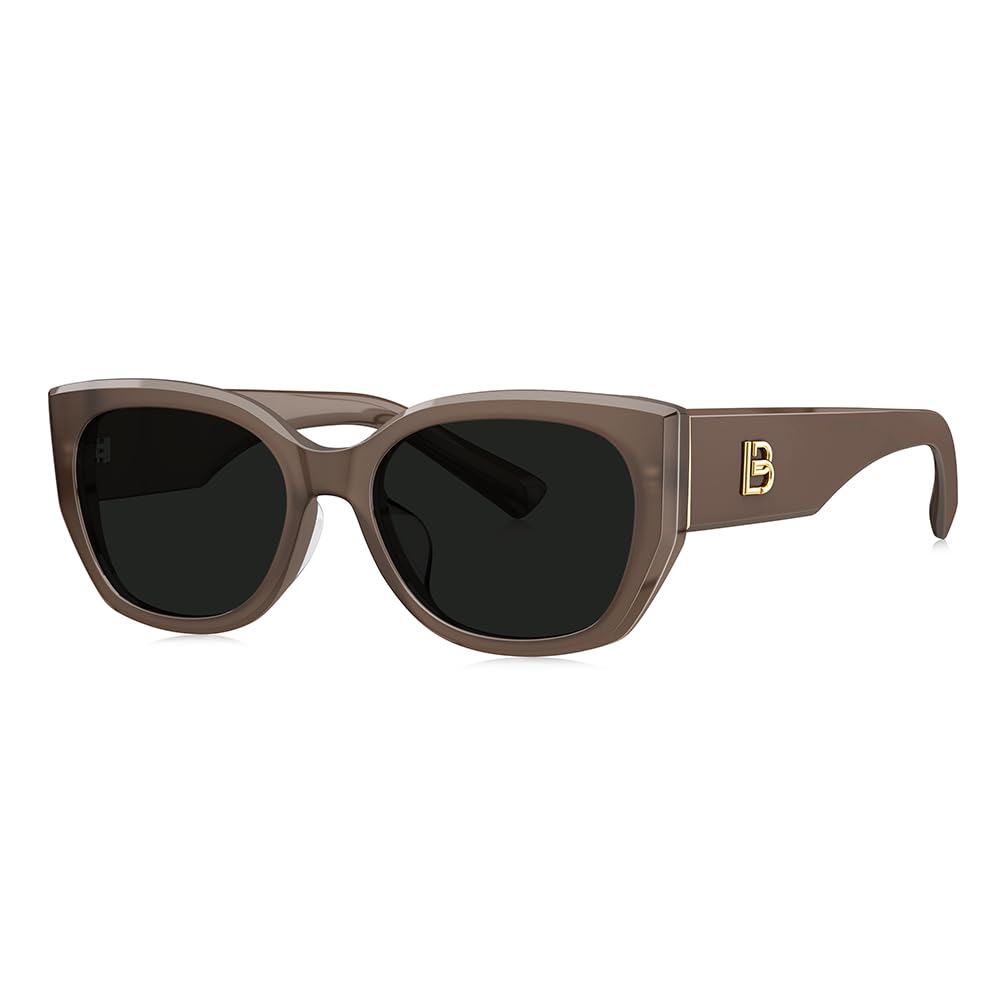 BOLON Women Trendy Cat Eye Polarized Sunglasses, Exclusive Eyewear Brand of EssilorLuxottica