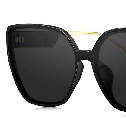 BOLON Women Trendy Cat Eye Polarized Sunglasses, Exclusive Eyewear Brand of EssilorLuxottica