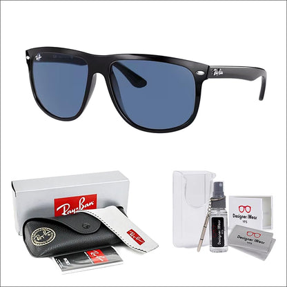 Ray-Ban RB4147 Boyfriend Sunglasses For Men For Women+ BUNDLE with Designer iWear Eyewear Care Kit