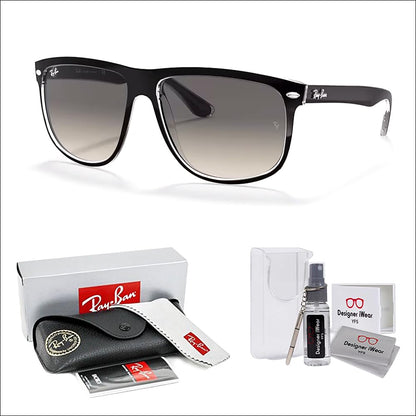 Ray-Ban RB4147 Boyfriend Sunglasses For Men For Women+ BUNDLE with Designer iWear Eyewear Care Kit
