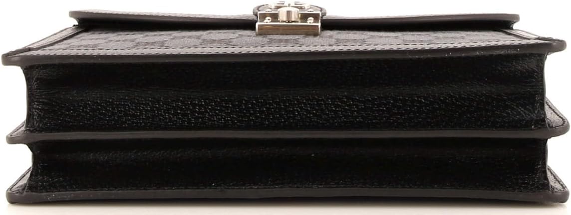 Pre-Loved x Gucci The Hacker Project Top Handle Bag BB Coated Canvas Small, Black