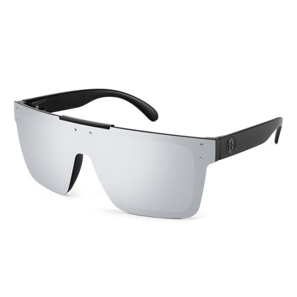 FEISEDY Men Sunglasses Polarized Oversized Square Flat Top Cycling Running Fishing Golf Hiking Sports B2990