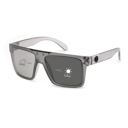 FEISEDY Men Sunglasses Polarized Oversized Square Flat Top Cycling Running Fishing Golf Hiking Sports B2990