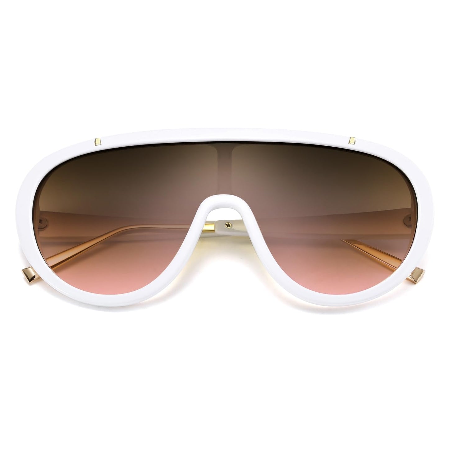 FEISEDY Sunglasses Women Oversized One Piece Frame UV400 Sun Glasses Trendy Retro Shades B2580