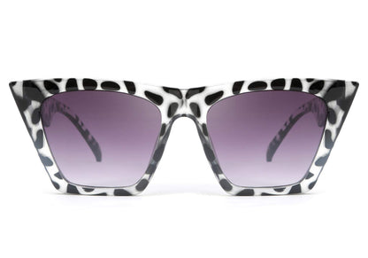 FEISEDY Vintage Square Cat Eye Sunglasses Women Trendy Cateye Sunglasses B2473