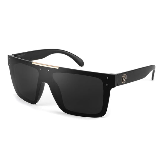 FEISEDY Men Sunglasses Polarized Oversized Square Flat Top Cycling Running Fishing Golf Hiking Sports B2990