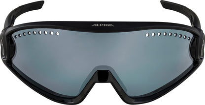 ALPINA Mirrored, 100% UV Protection Sport Sunglasses For Men & Women, Cycling/Running, Removeable Side Protection, 5W1NG