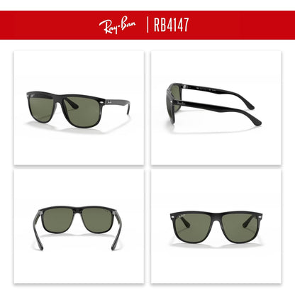 Ray-Ban RB4147 Boyfriend Sunglasses For Men For Women+ BUNDLE with Designer iWear Eyewear Care Kit