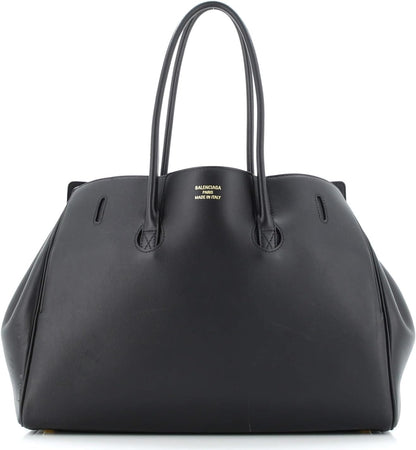 Pre-Loved Bel Air Carry All Bag Leather Medium, Black