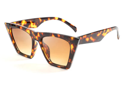 FEISEDY Vintage Square Cat Eye Sunglasses Women Trendy Cateye Sunglasses B2473