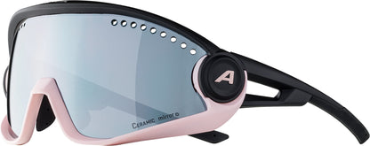 ALPINA Mirrored, 100% UV Protection Sport Sunglasses For Men & Women, Cycling/Running, Removeable Side Protection, 5W1NG