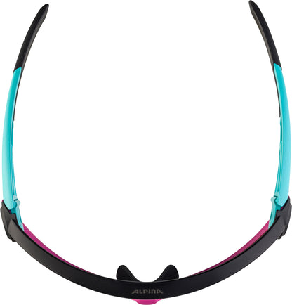 ALPINA Mirrored, 100% UV Protection Sport Sunglasses For Men & Women, Cycling/Running, Removeable Side Protection, 5W1NG