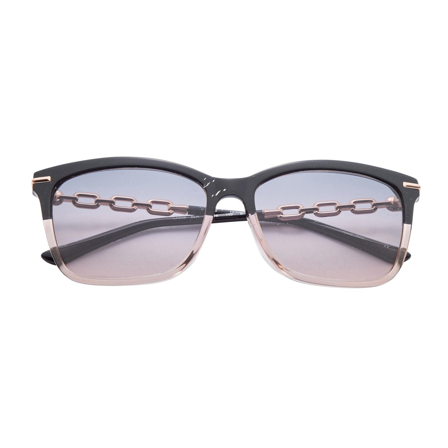 L.A.M.B. Gwen Stefani LA598 Square Sunglasses for Women, 58 mm, UV400 Protection