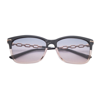L.A.M.B. Gwen Stefani LA598 Square Sunglasses for Women, 58 mm, UV400 Protection