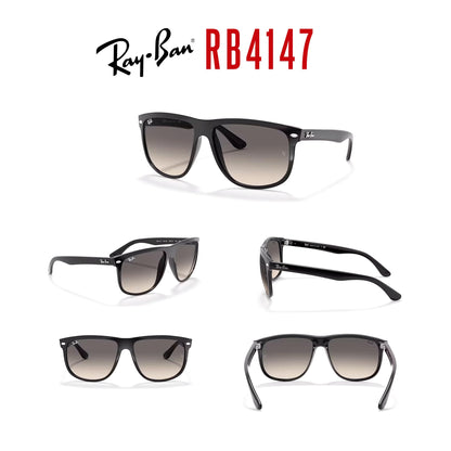 Ray-Ban RB4147 Boyfriend Sunglasses For Men For Women+ BUNDLE with Designer iWear Eyewear Care Kit