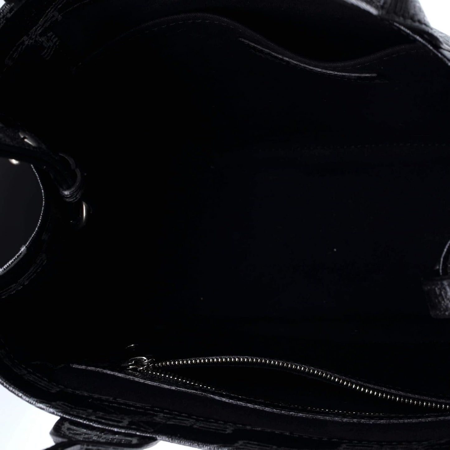 Pre-Loved Hardware Tote BB Monogram Coated Canvas Small, Black