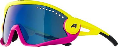 ALPINA Mirrored, 100% UV Protection Sport Sunglasses For Men & Women, Cycling/Running, Removeable Side Protection, 5W1NG