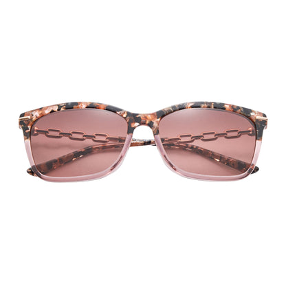 L.A.M.B. Gwen Stefani LA598 Square Sunglasses for Women, 58 mm, UV400 Protection