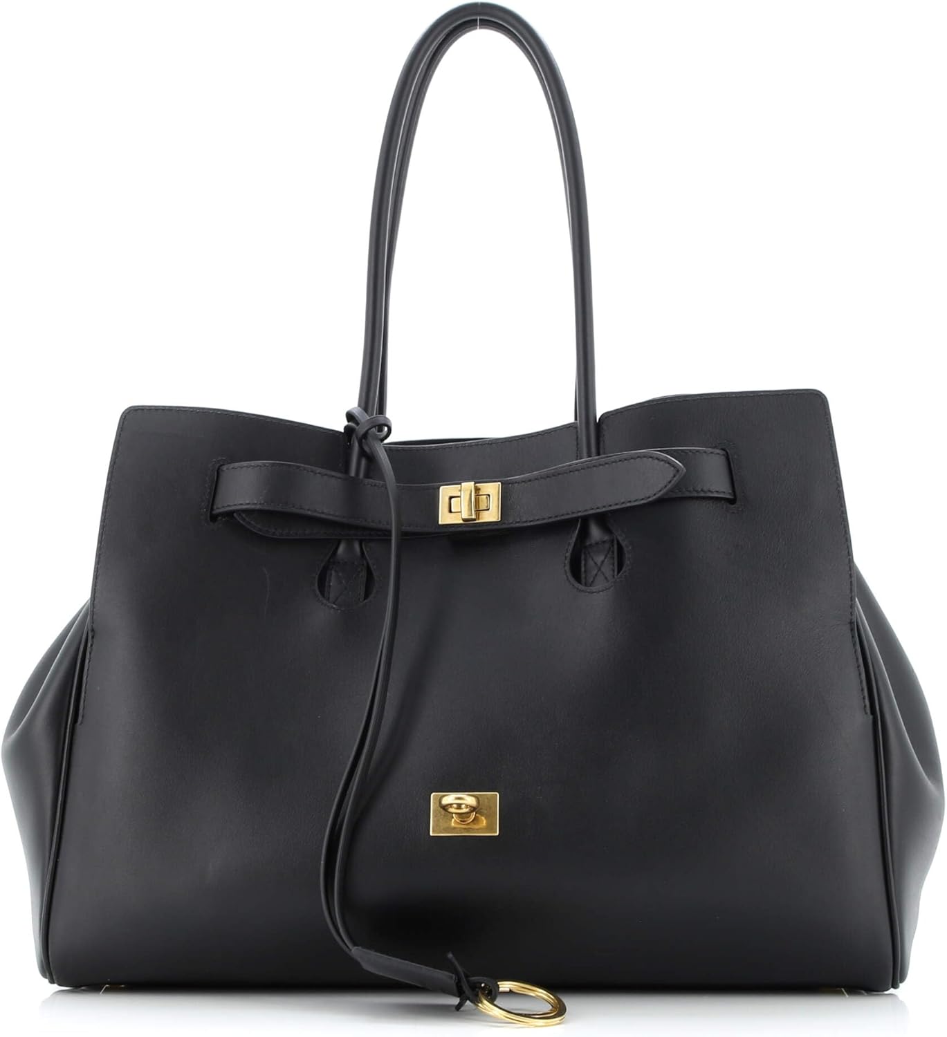 Pre-Loved Bel Air Carry All Bag Leather Medium, Black