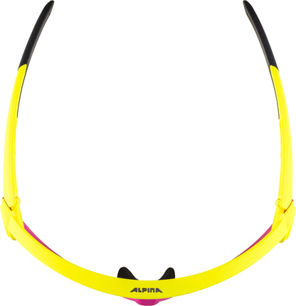 ALPINA Mirrored, 100% UV Protection Sport Sunglasses For Men & Women, Cycling/Running, Removeable Side Protection, 5W1NG