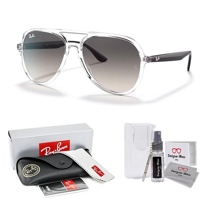 Ray-Ban RB4376 Aviator Sunglasses for Men for Women + BUNDLE With Designer iWear Complimentary Eyewear Kit