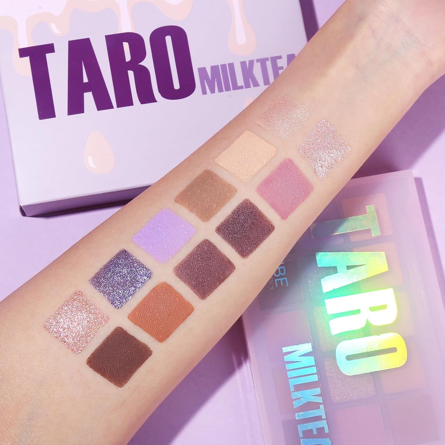UCANBE Bright Colorful Neon Rainbow Makeup Eyeshadow Palette 15 Shades Green Purple Yellow Make Up Pallets Kit Vibrant Shimmer Matte Pigmented Blendable - Fruit Punch