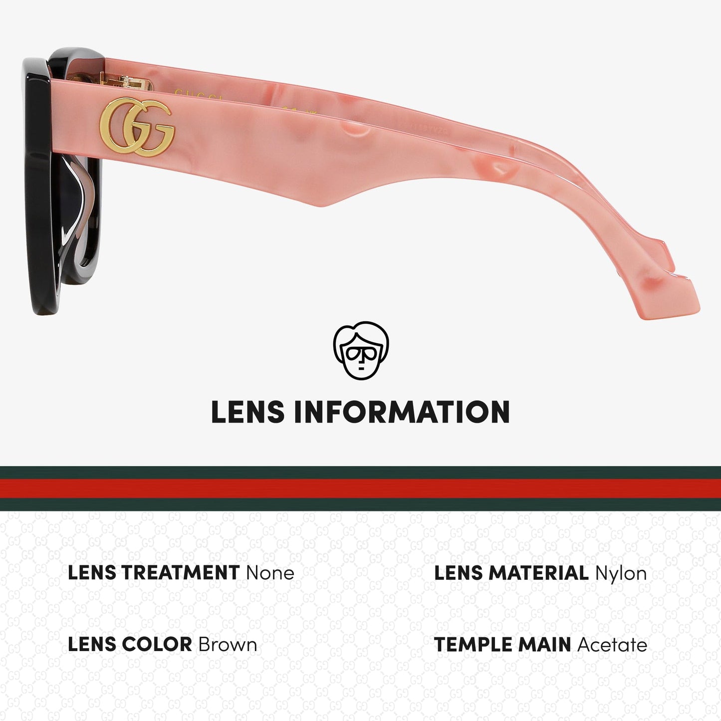 Gucci GG0998S Designer Fashion Sunglasses - Elegant, Sophisticated & Stylish Square Shape Eyewear with Luxury eSHADES Kit