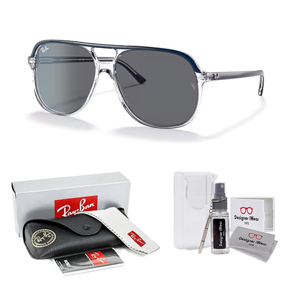 Ray-Ban Bill RB2198 Square Sunglasses for Men for Women + BUNDLE With Designer iWear Complimentary Eyewear Kit