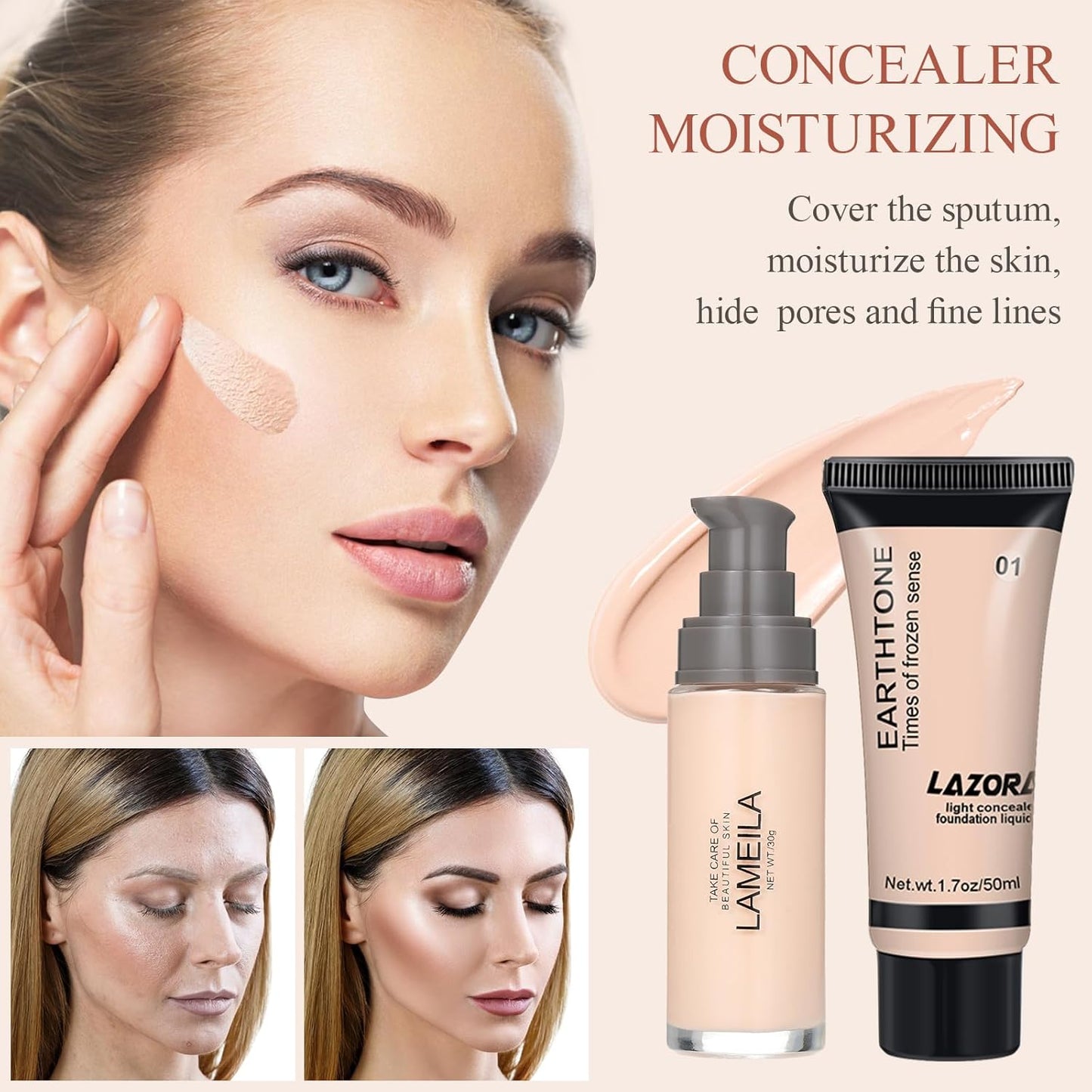 All in One Makeup Kit Makeup Kit for Women Full Kit Makeup Set Multipurpose Bundle Holiday Gift Box Essential Starter Bundle Include Full Make up Kit for Women (Box3)