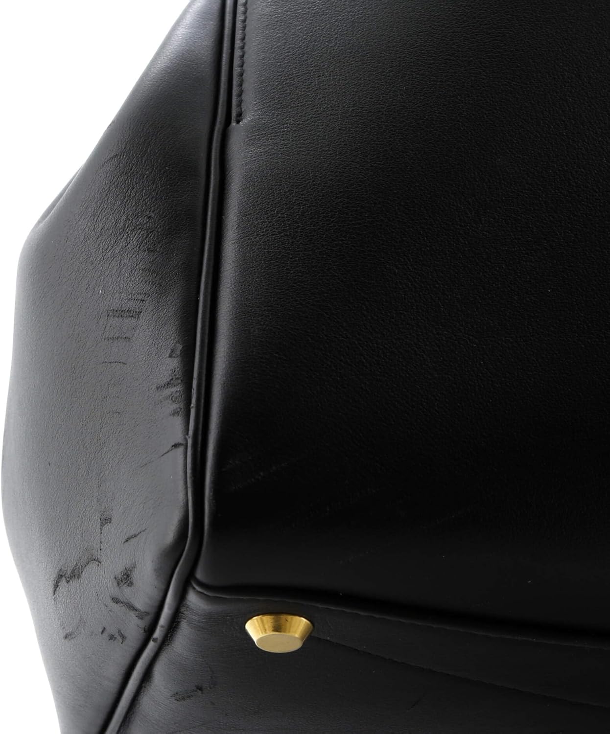 Pre-Loved Bel Air Carry All Bag Leather Medium, Black