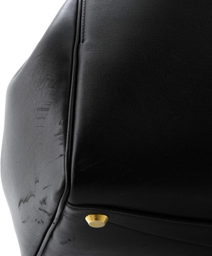 Pre-Loved Bel Air Carry All Bag Leather Medium, Black