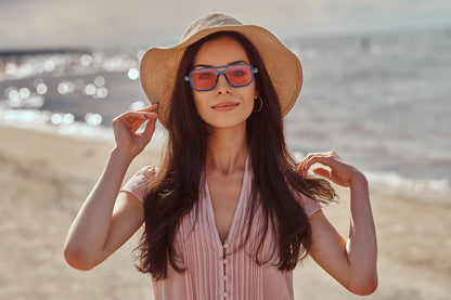 FEISEDY Vintage Square 70s Flat Aviator Sunglasses Women Men Classic Retro Stylish Frame UV400 Sunglasses B2622