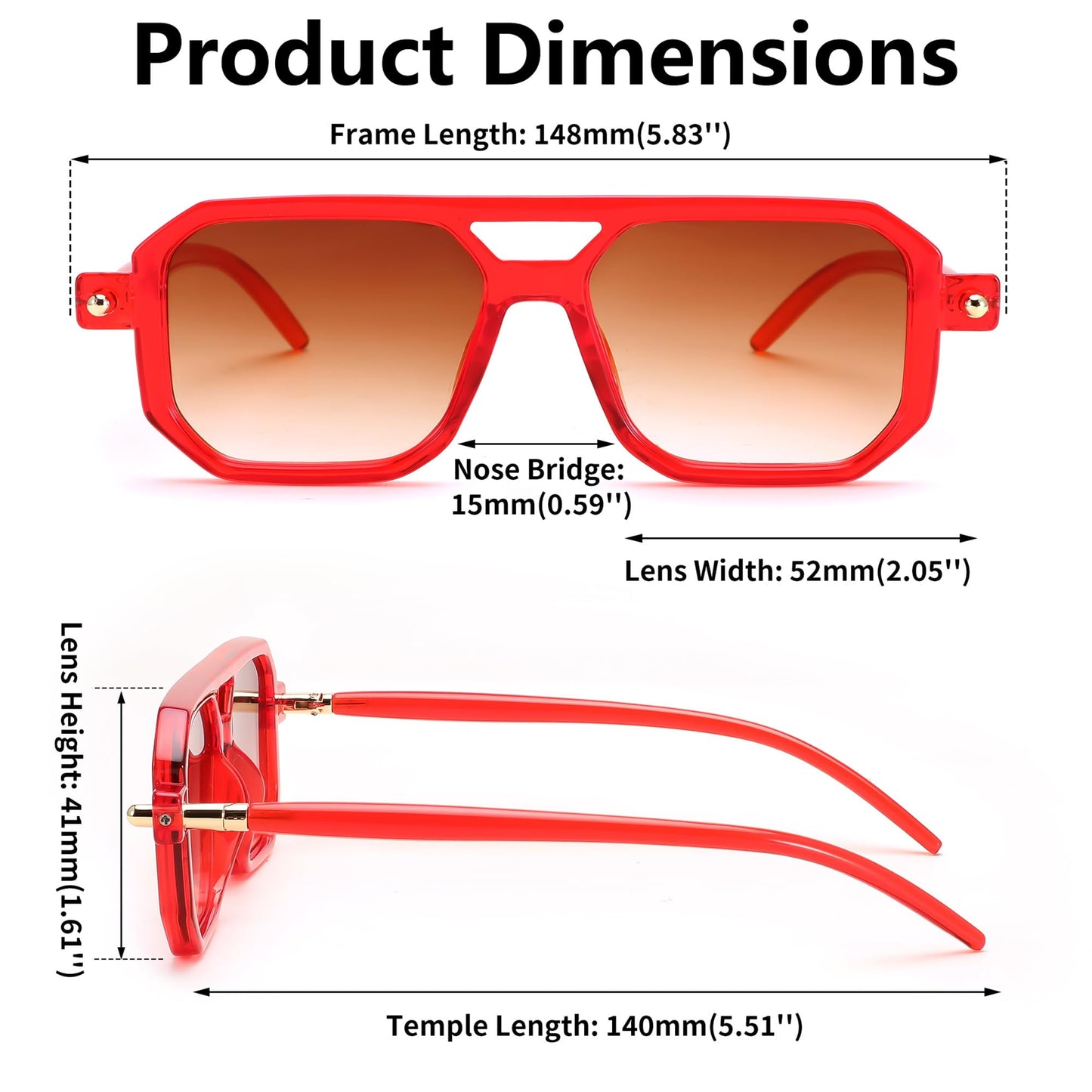 FEISEDY Vintage Square 70s Flat Aviator Sunglasses Women Men Classic Retro Stylish Frame UV400 Sunglasses B2622